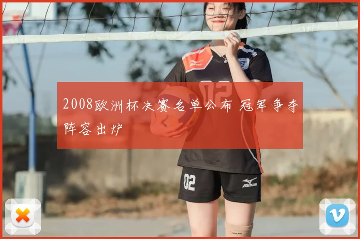 2008欧洲杯决赛名单公布 冠军争夺阵容出炉